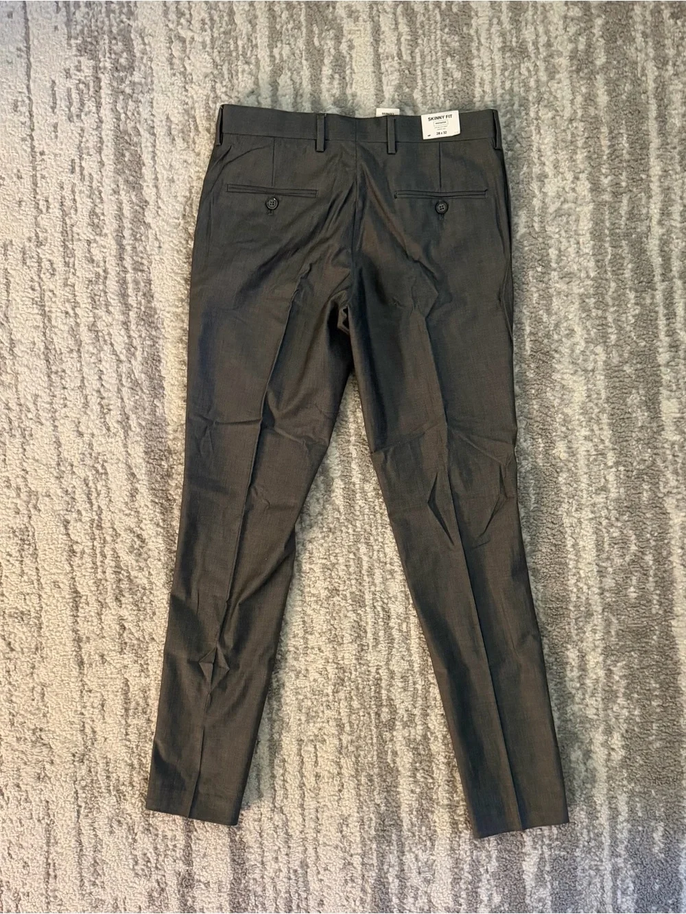 Express Slim Fit Gray Men’s Dress Pants